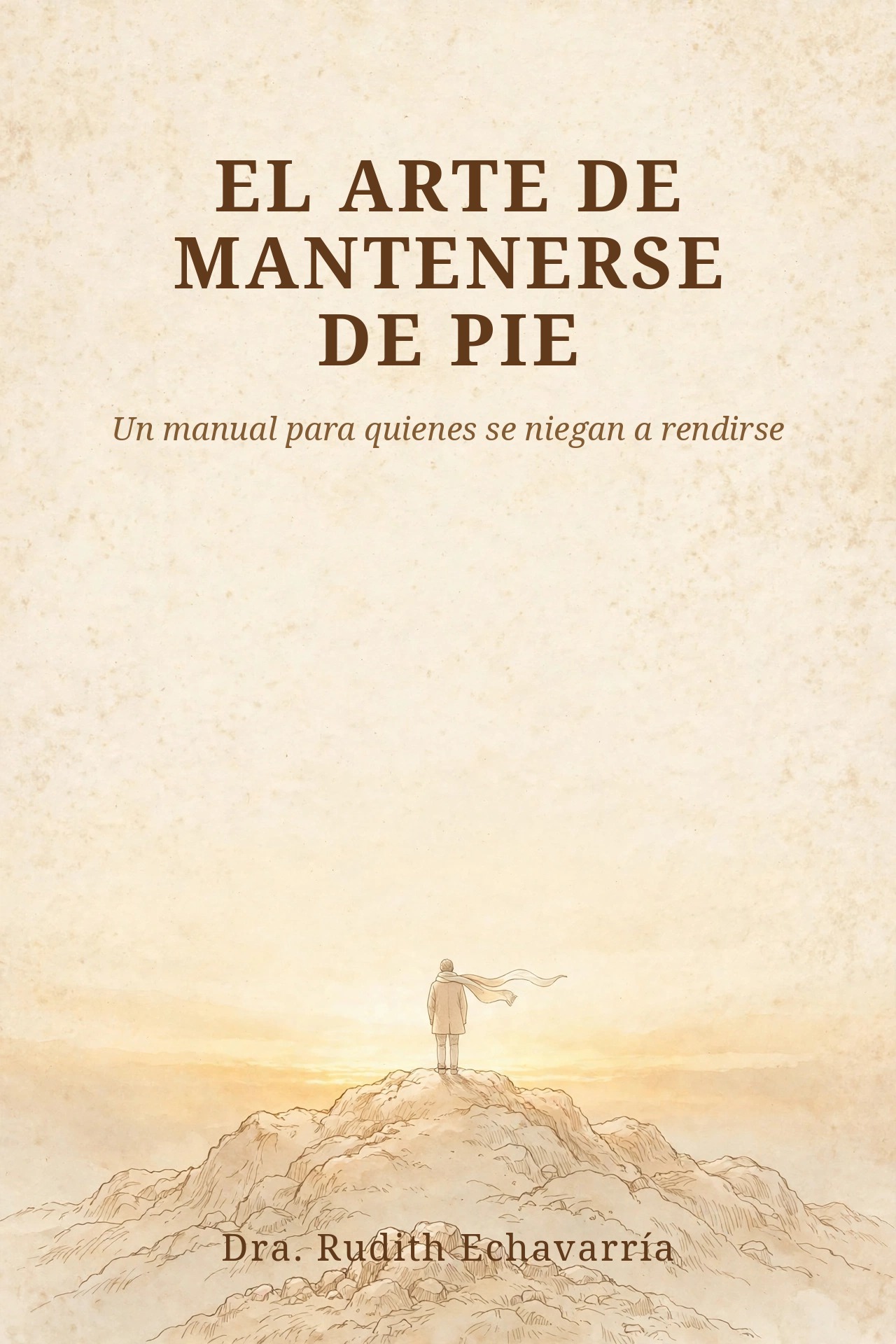 El arte de mantenerse de pie — portada